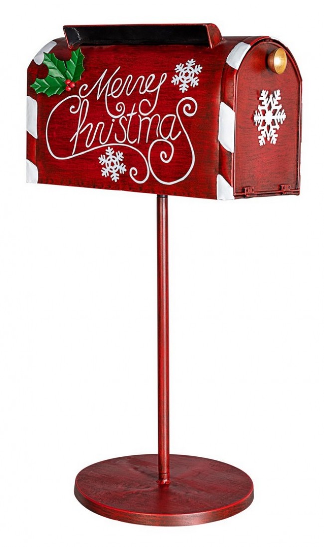 1x decoración de letras postales rojas Al 66,5