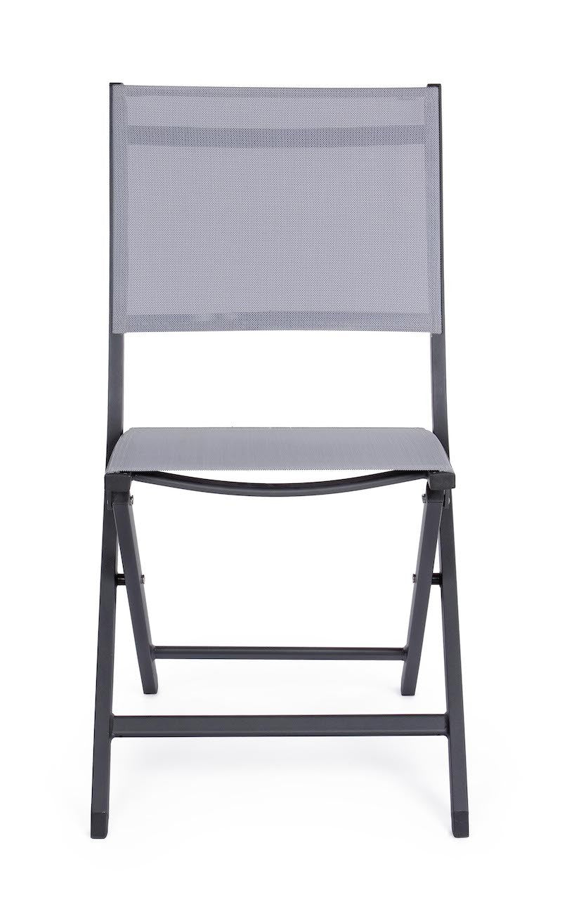 Silla Plegable Elin Antracita-Gris