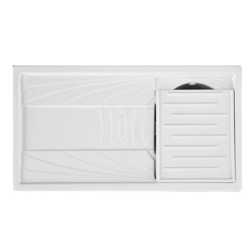 Fregadero + Funda Lavadora Tina Resina 60x107x90 cm