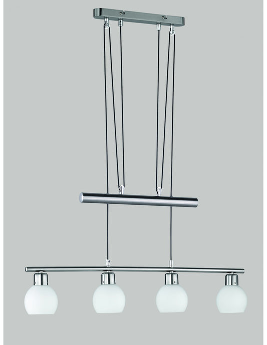 Freddy Nichel Suspensión 4 Luces Arriba y Abajo L78 cm Trio Lighting