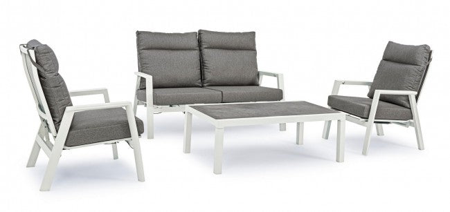 Sofá exterior 2 plazas reclinable 152x81x98h cm