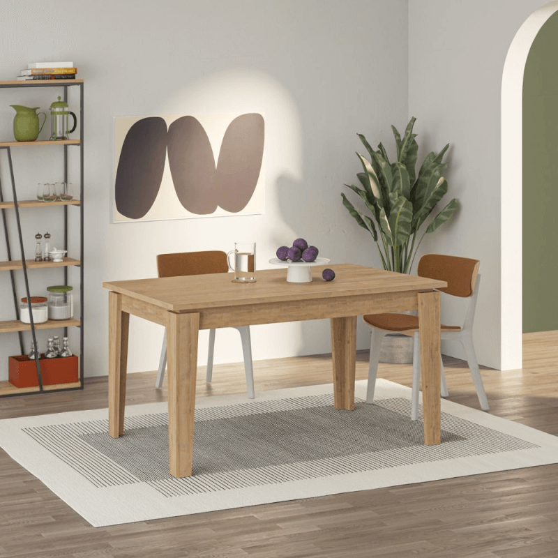 Mesa extensible Tolmen roble 140x80 cm