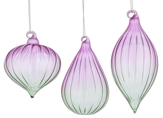 12x Colgantes de losa Vt violeta