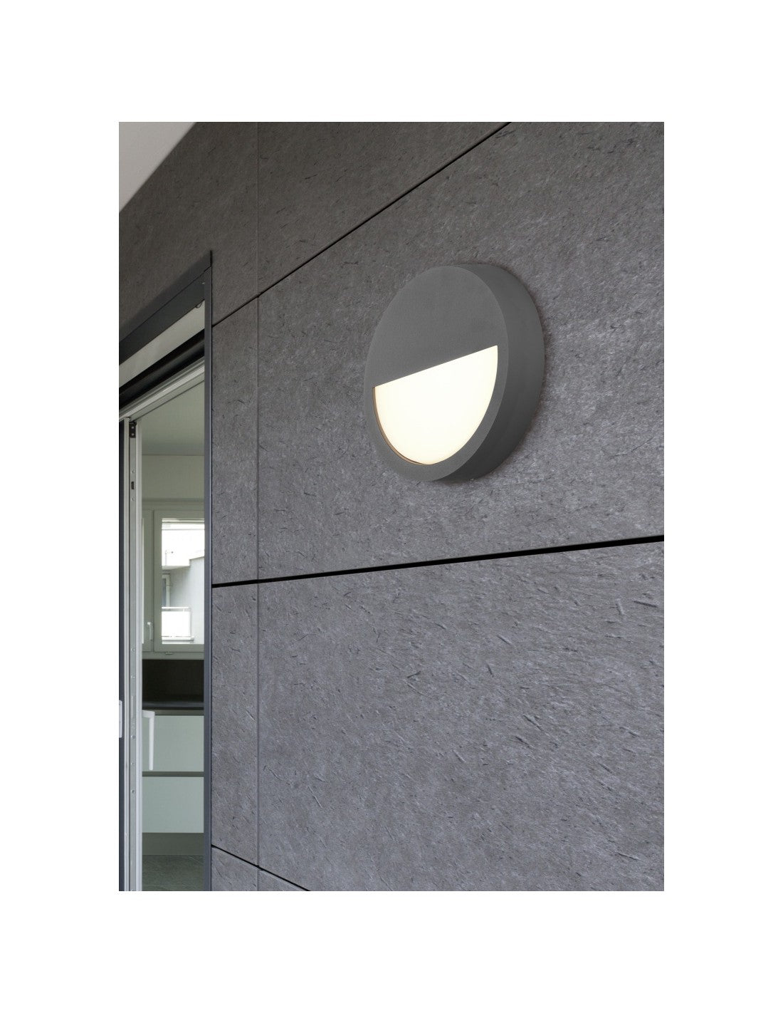 Aplique Exterior IP54 Redondo Antracita Led Pedro Trio Lighting
