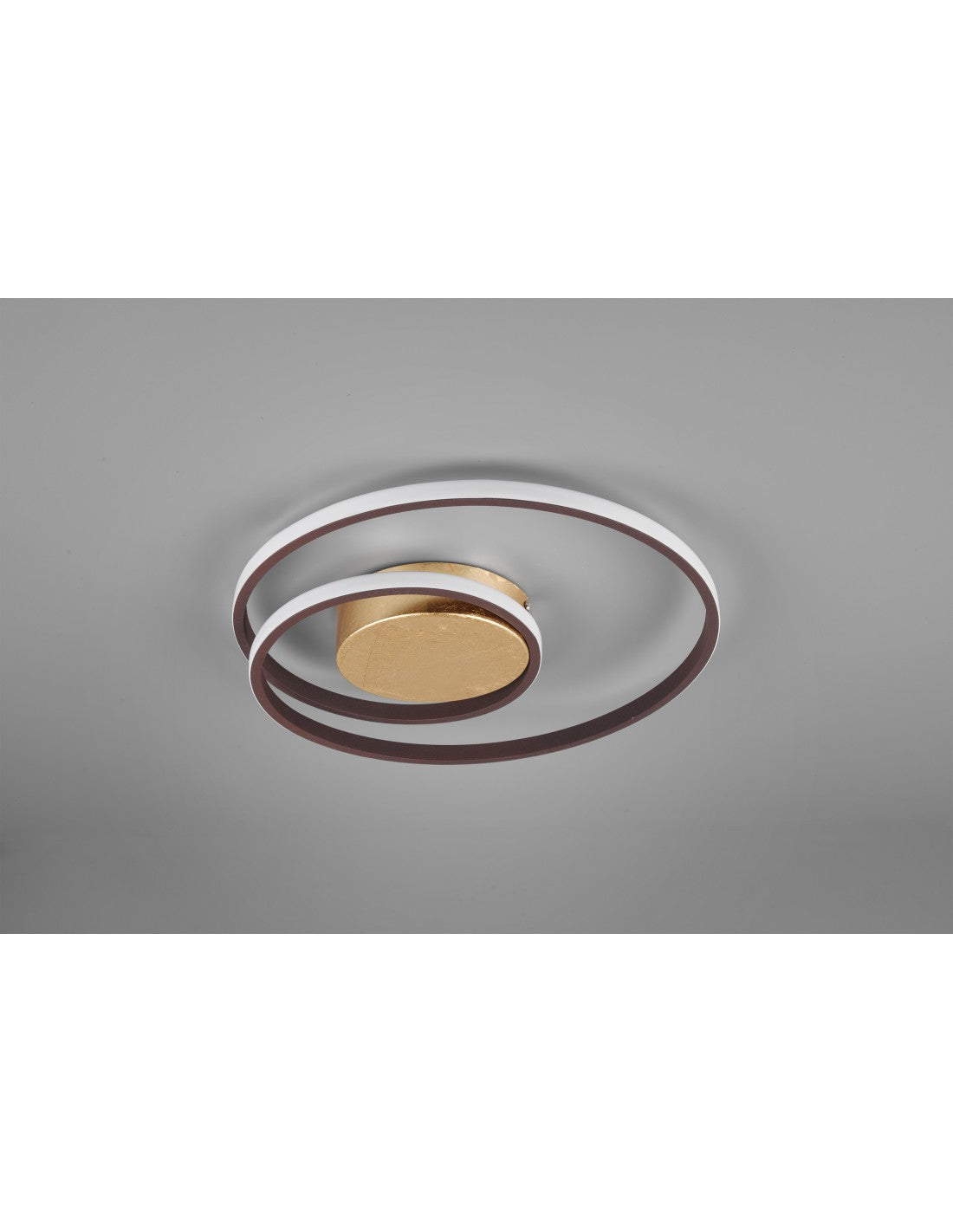 Zibal Rusty Espiral Plafón LED 22w Regulable Ø39 cm Trio Lighting