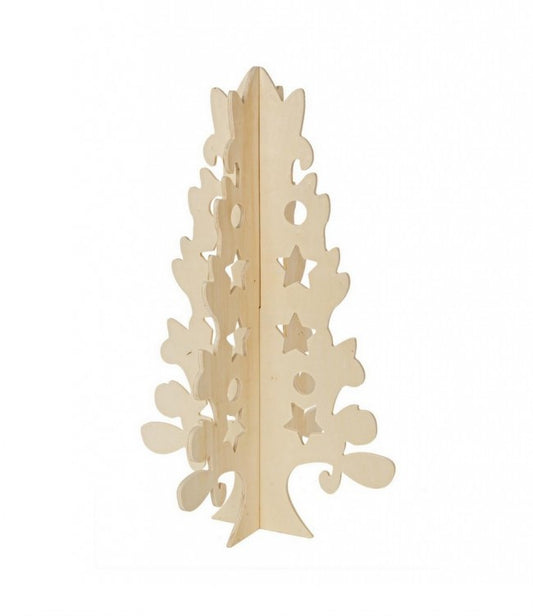 6x soporte de pino transparente