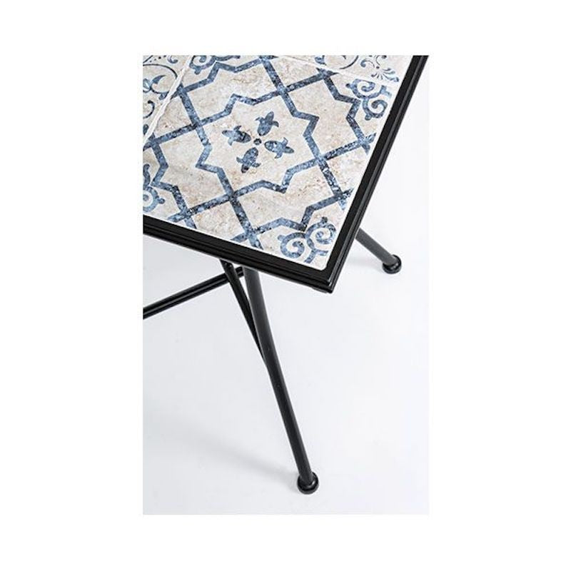 Bizzotto Erice Conjunto de Exterior en Acero y Cerámica 3PCS