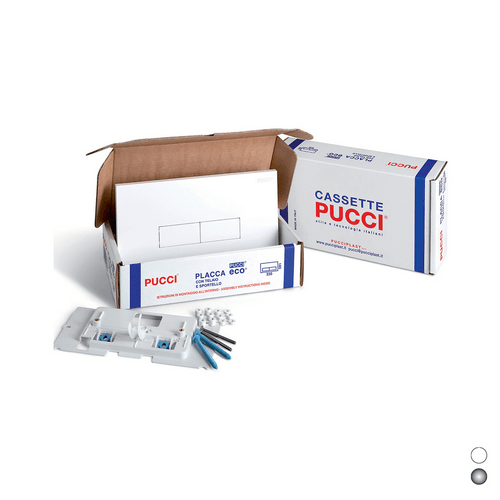 Kit placas gruesas eco 12 mm para cassettes Pucci 1992-2010 cromado