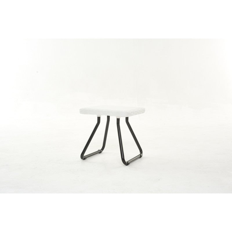 Conjunto de exterior para balcón, bistro, muebles de jardín blanco keter