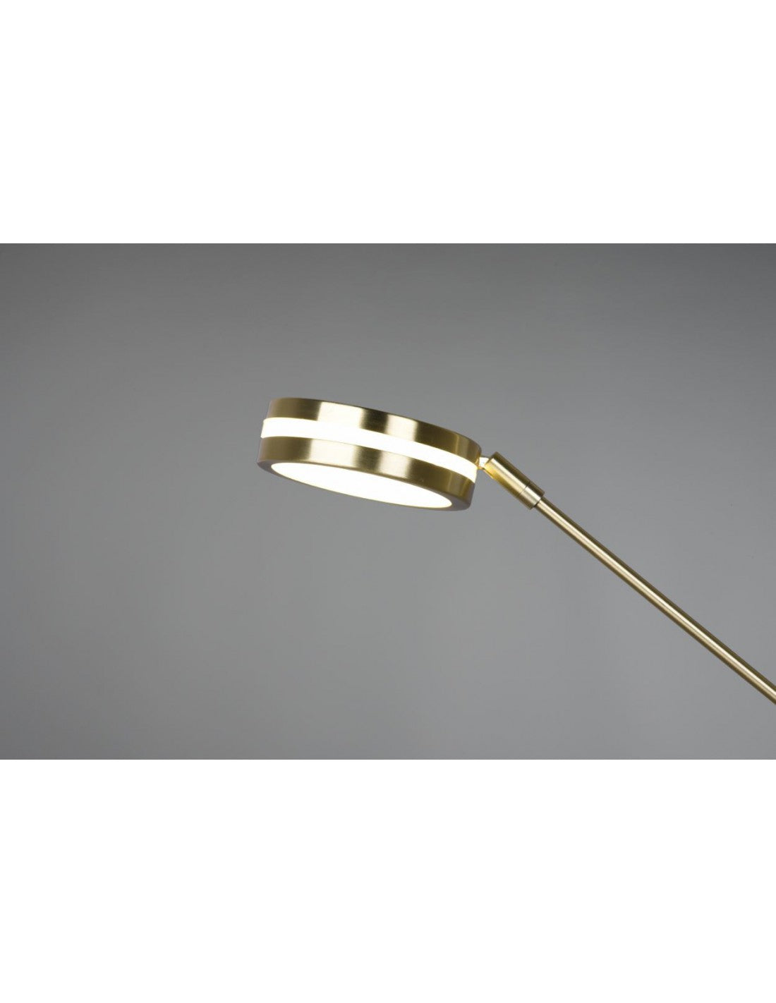 Lámpara De Pie Touch Dimmer Led Con Punto De Lectura Franklin Satin Brass Trio Lighting