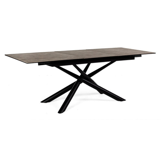 Mesa extensible Seyfert con tapa de cerámica 160-220x90 cm