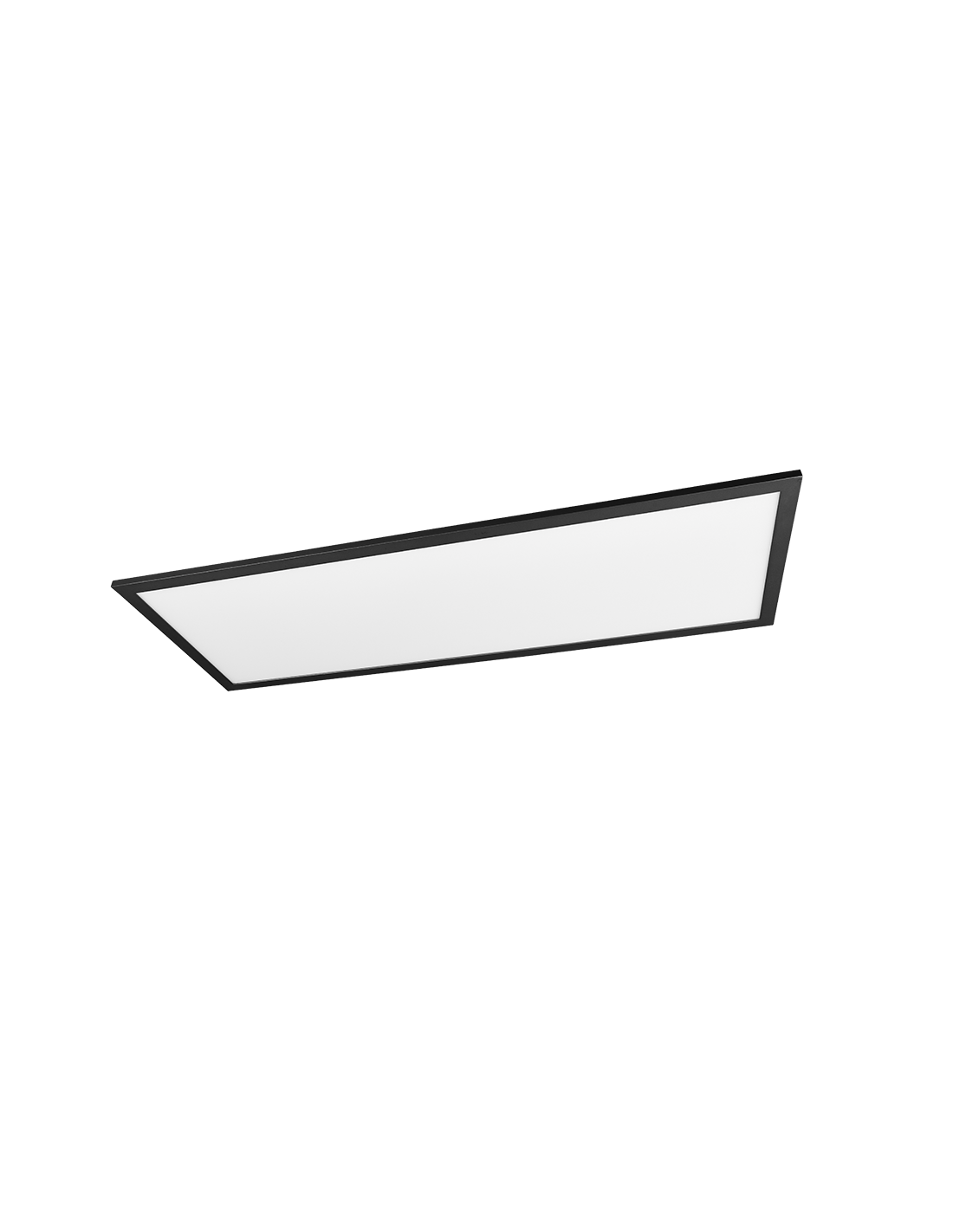 Lámpara de techo con apliques de iluminación LED Alpha Black Trio de 34 W con atenuador moderno