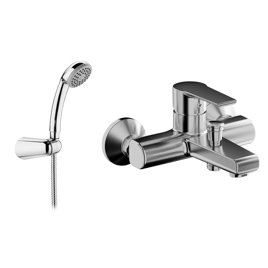 Mezclador monomando de bañera con accesorios línea Ten