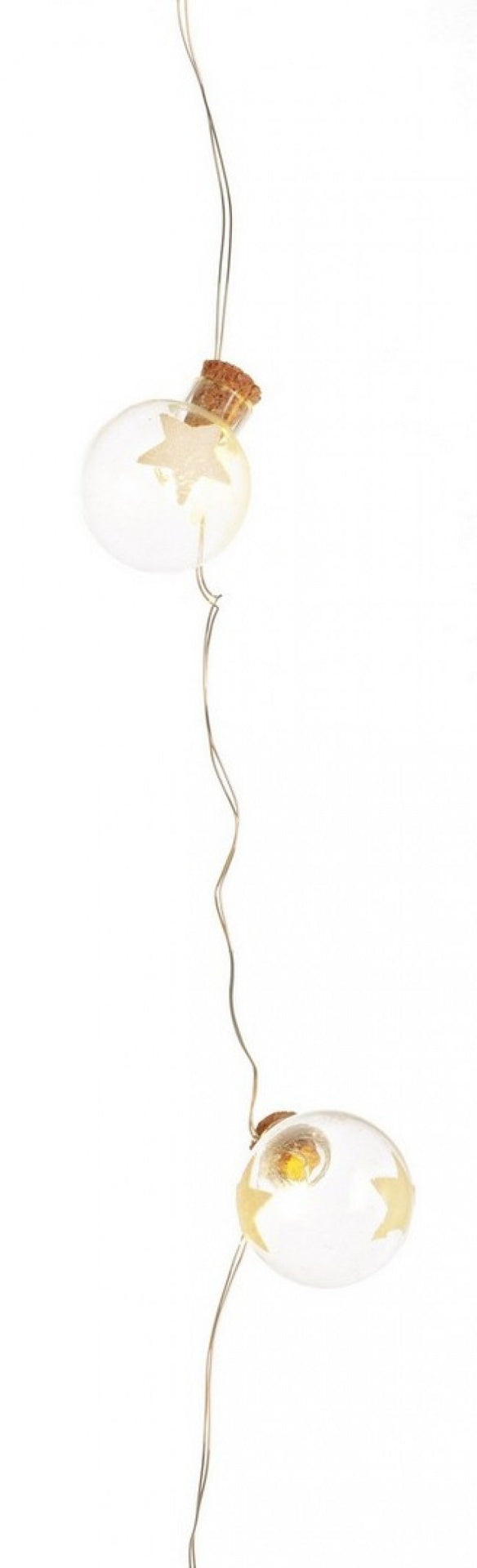 8x Cadena Decor Vt Estrella Ampolla C