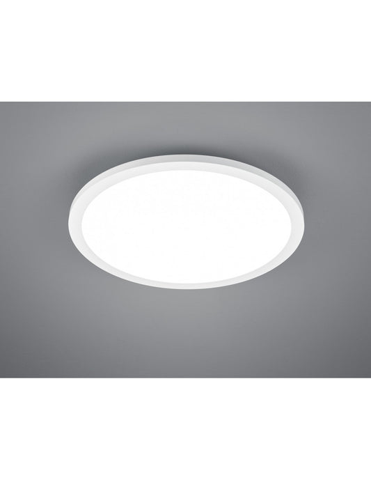 Lámpara de techo LED redonda Tiberius Ø40 cm Blanco Trio Lighting