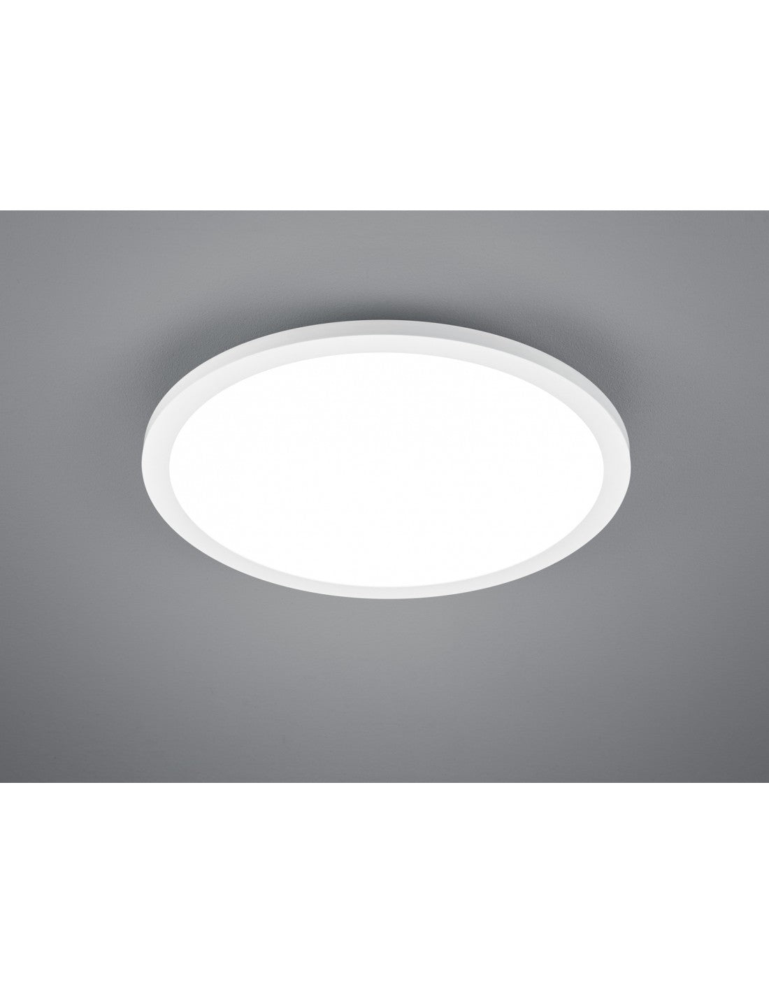 Lámpara de techo LED redonda Tiberius Ø40 cm Blanco Trio Lighting