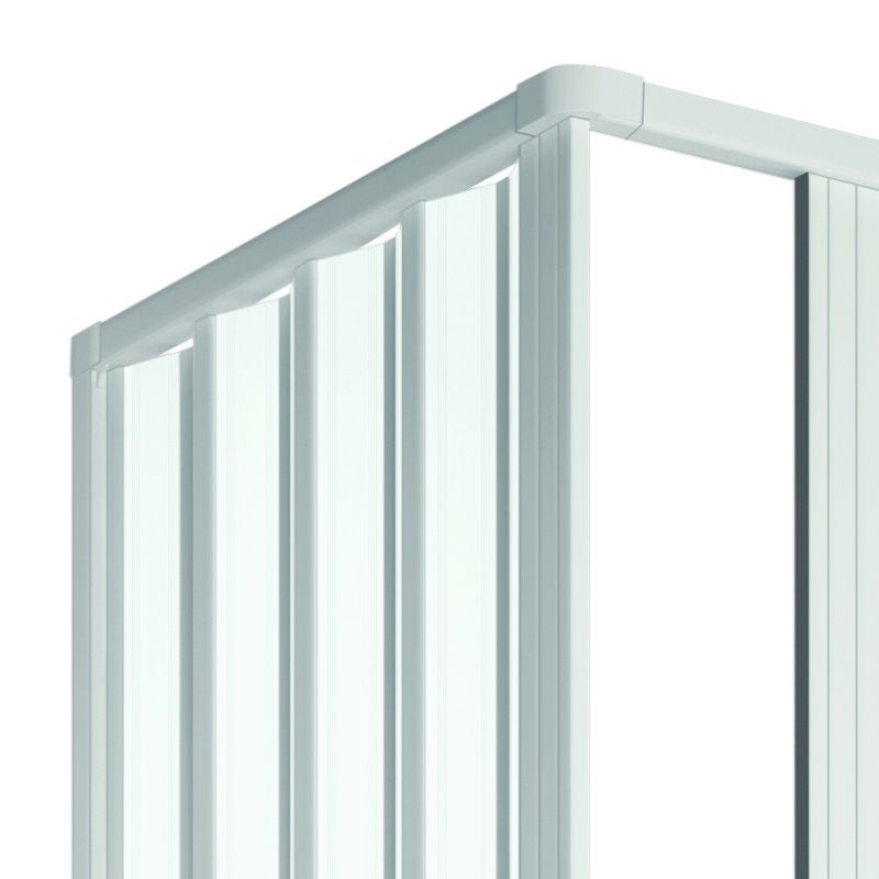 Mampara de Ducha 2 Lados Fuelle Reducible Modelo Loris Lux