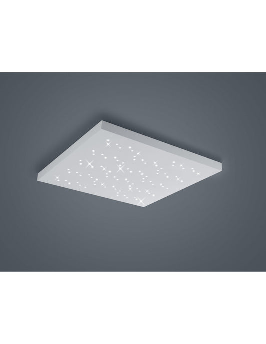Lámpara de techo Titus cuadrada regulable blanco 75x75 cm Trio Lighting