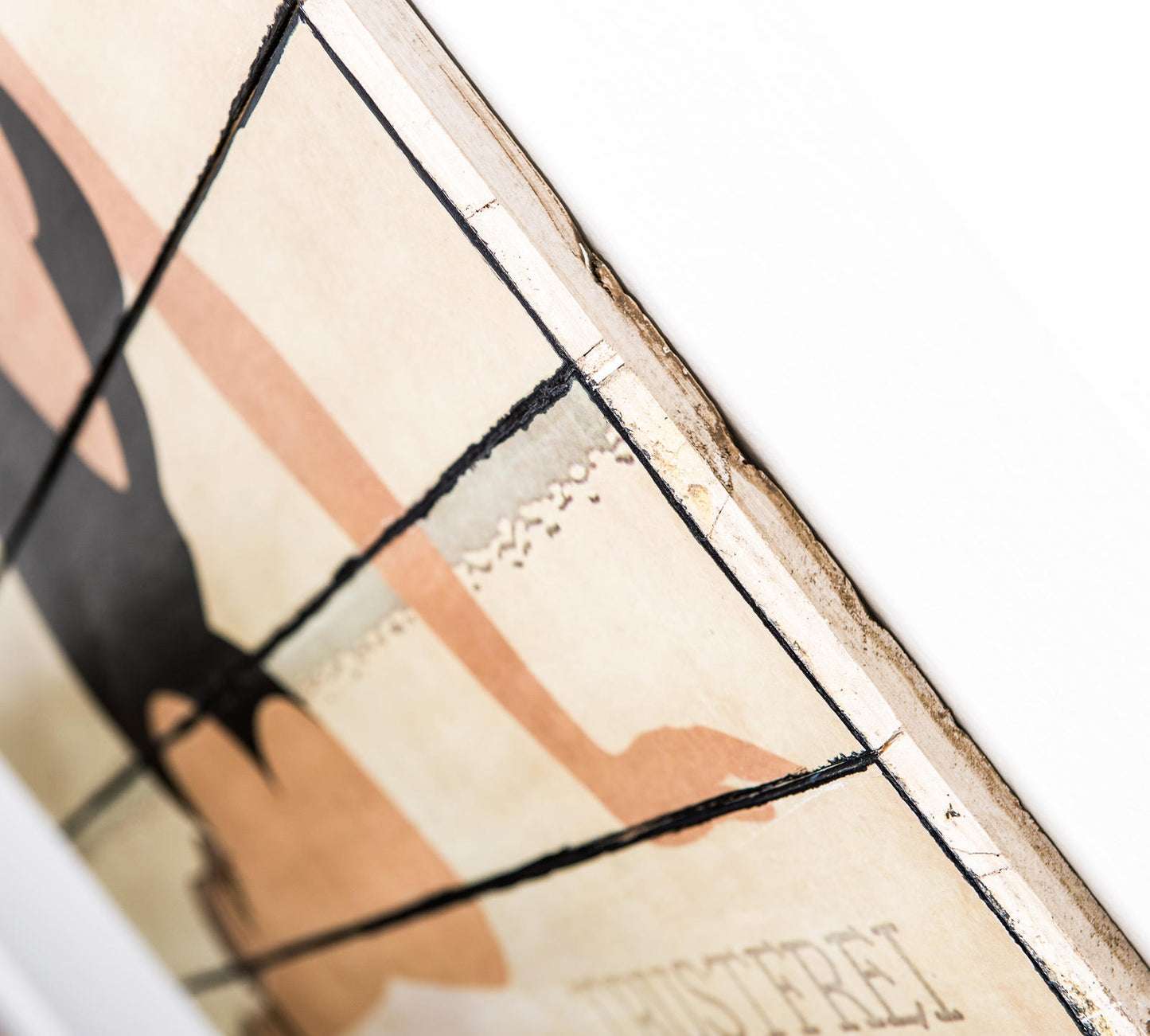 Impresión sobre madera con lienzo multicolor 60x100 cm