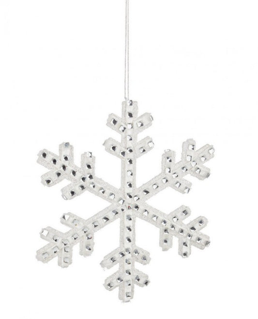 8x Colgante de lazo de cristal delgado L