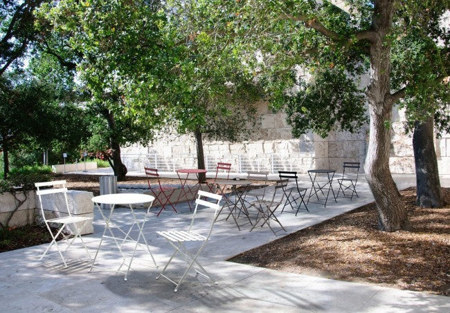 Bizzotto Conjunto de mesa y sillas de jardín Bizzotto blanco