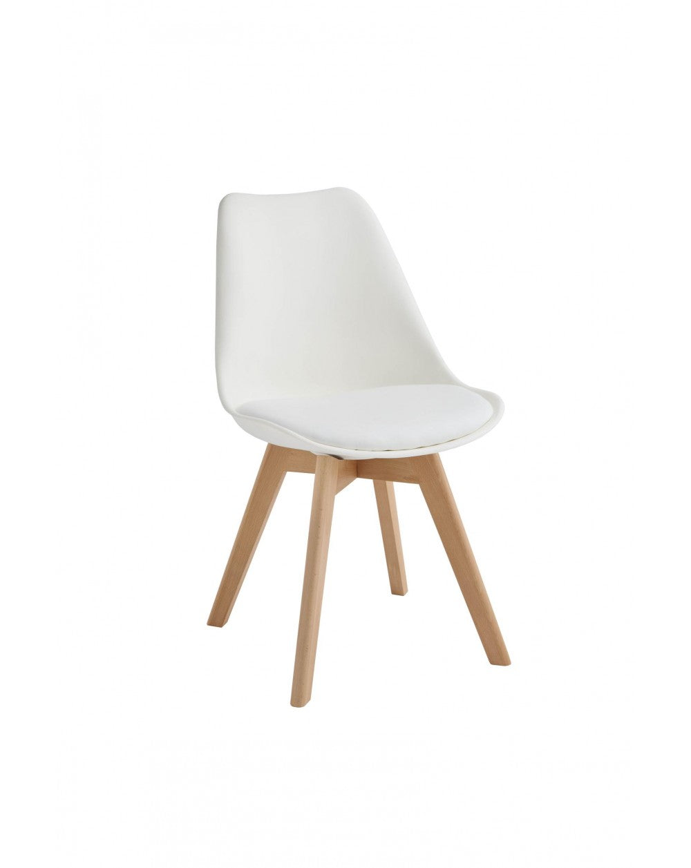 4x Silla nórdica Carlotta blanca STS