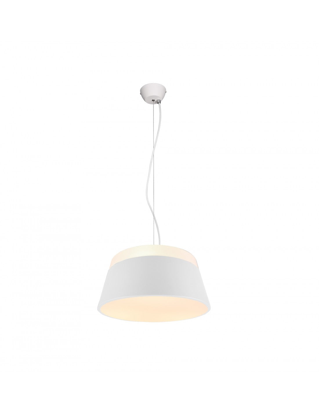 Baroness Suspensión Blanco Ø45cm Doble Luz Trio Lighting