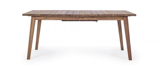 Mesa extensible de madera para exterior VARSAVIA 180-240x90x h76 cm