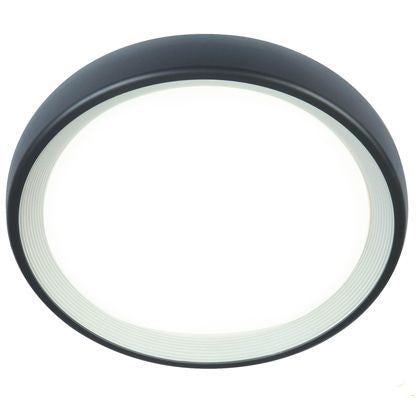 Plafón redondo 18W LED 4000K grafito línea loft