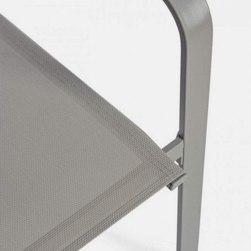 Bizzotto conjunto de jardín gris paloma 4 piezas
