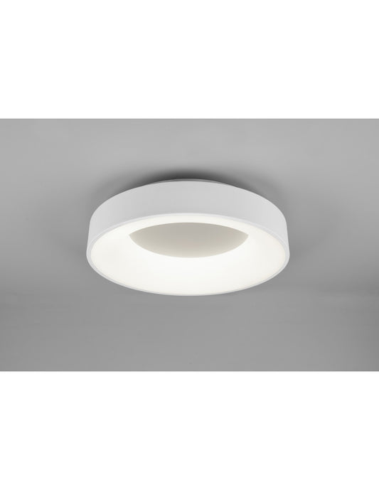 Plafón LED Girona 27w Regulable Blanco Ø45 cm Trio Lighting