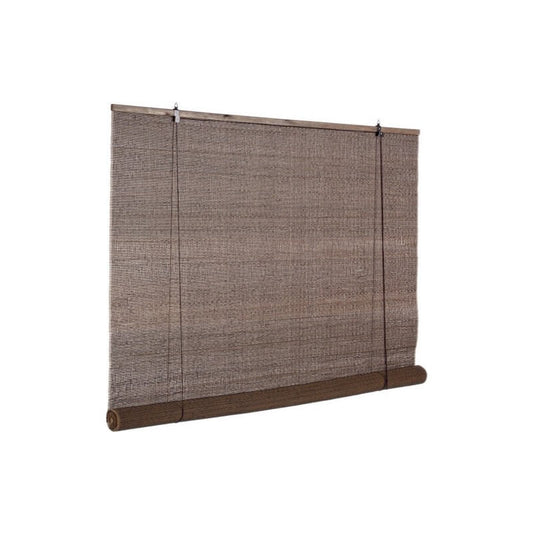 Cortina Dora de bambú marrón oscuro 150x260cm