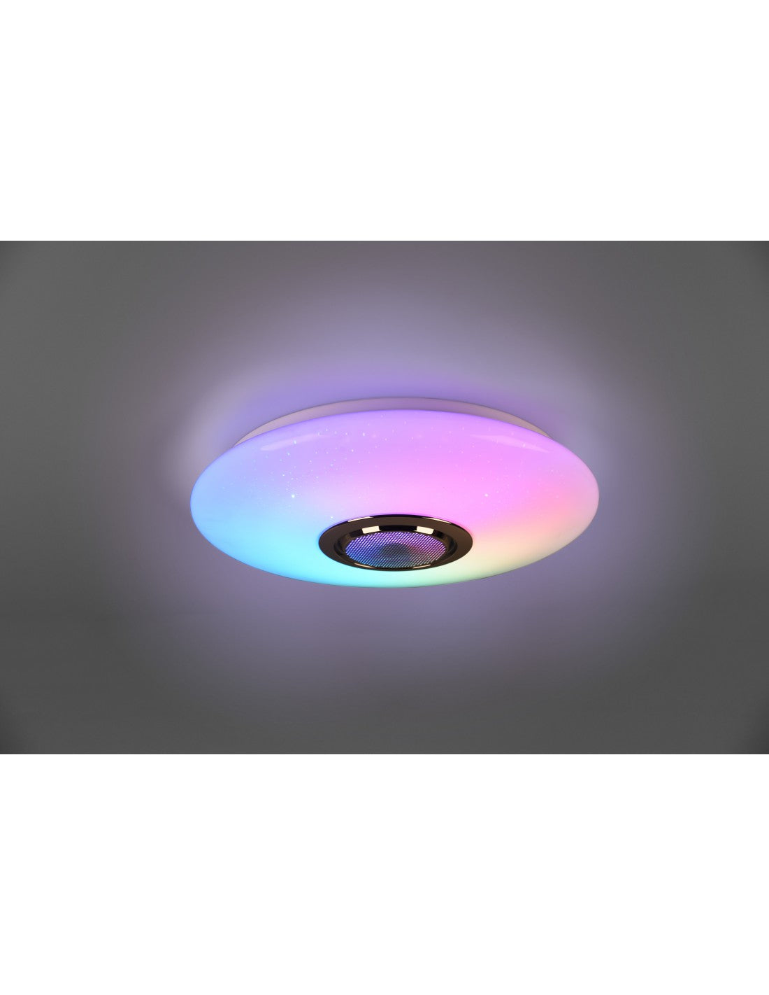 Lámpara de techo LED moderna RGBW Bluetooth Music White Trio Lighting