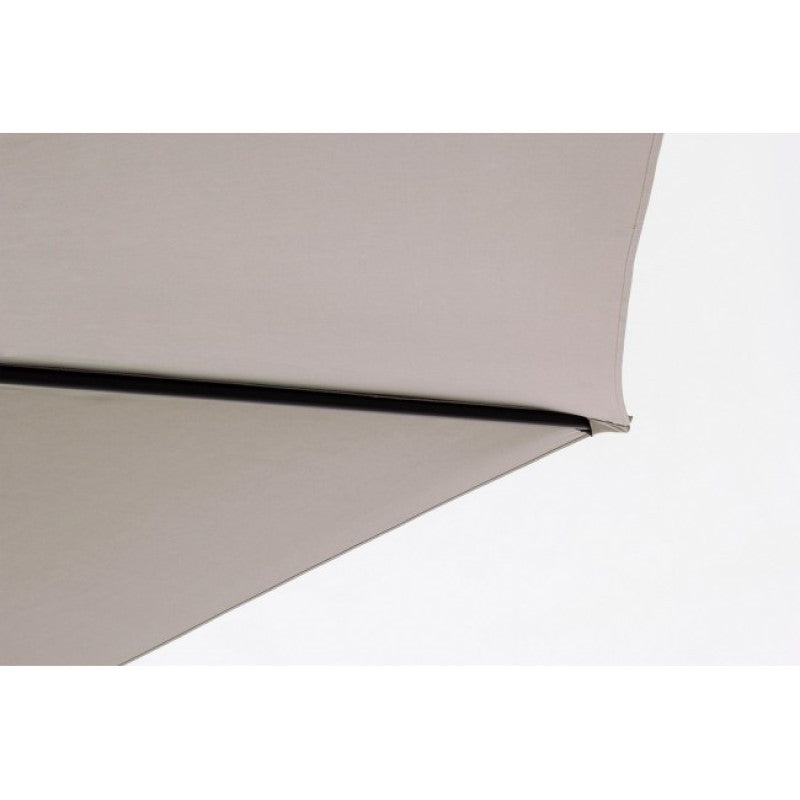 Sombrilla de jardín con brazo diámetro 300x h253 cm SORRENTO Antracita-Gris tórtola