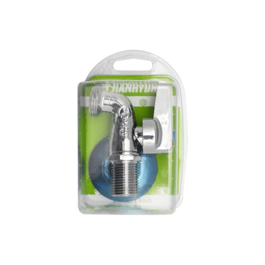 Grifo Lavadora De Bolas Cromado Con Roseta Blister 1/2 X 3/4 Pn 10 Faidf