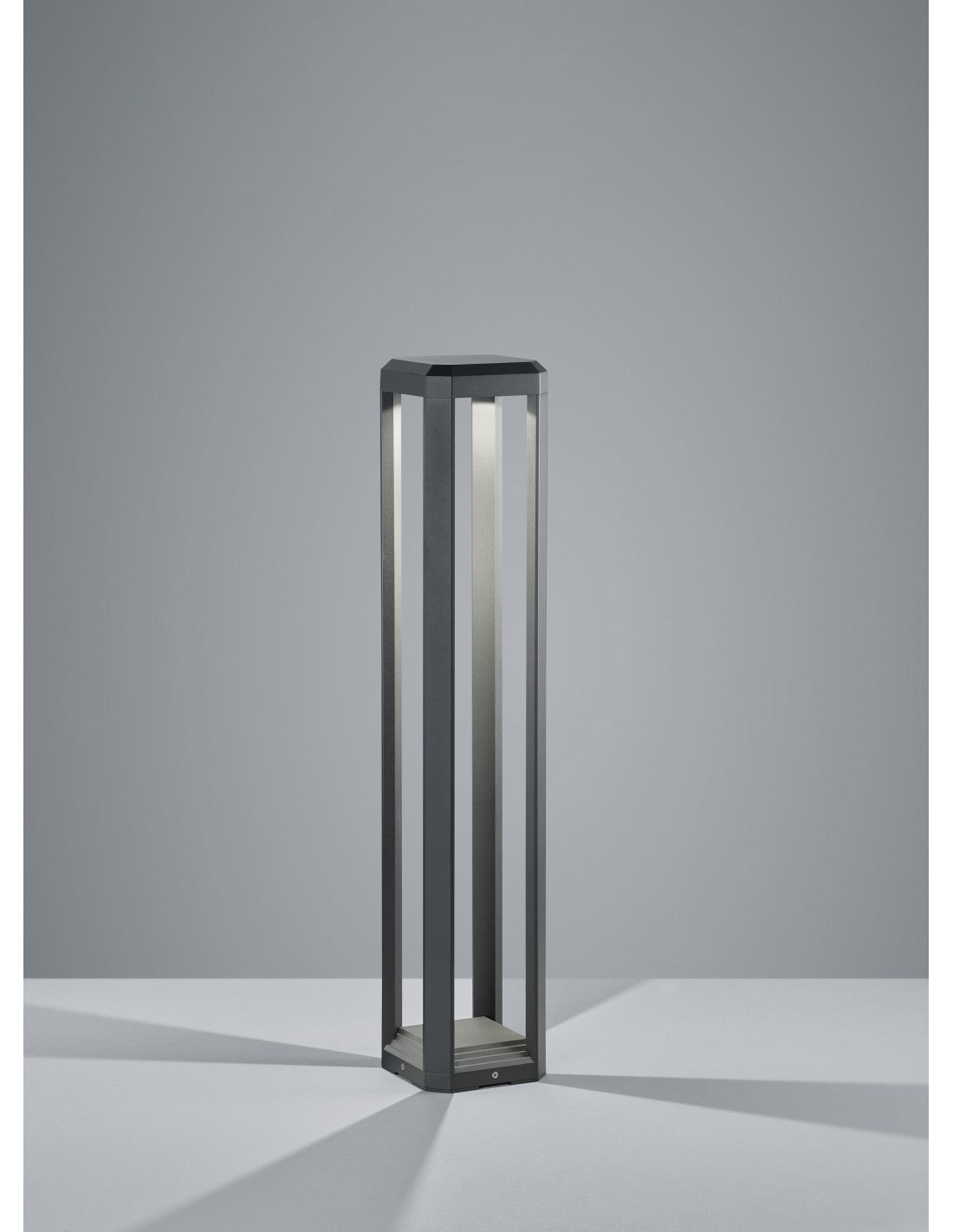 Palo Alto Led Garden Logone Antracita IP65 H80 cm Trio Lighting