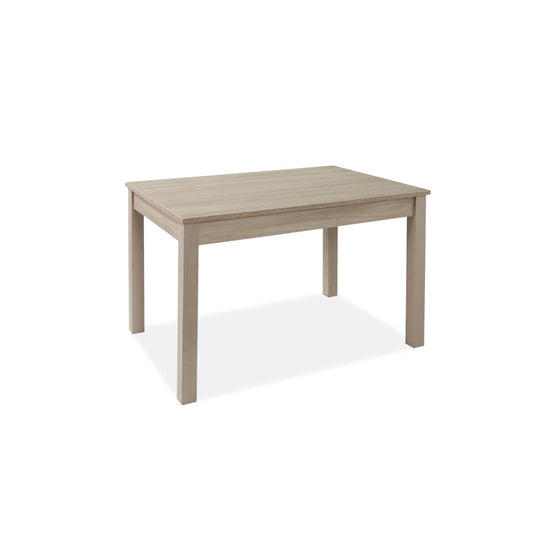 Mesa de comedor extensible Olmo íntegramente en madera de melamina 85x140-180 cm