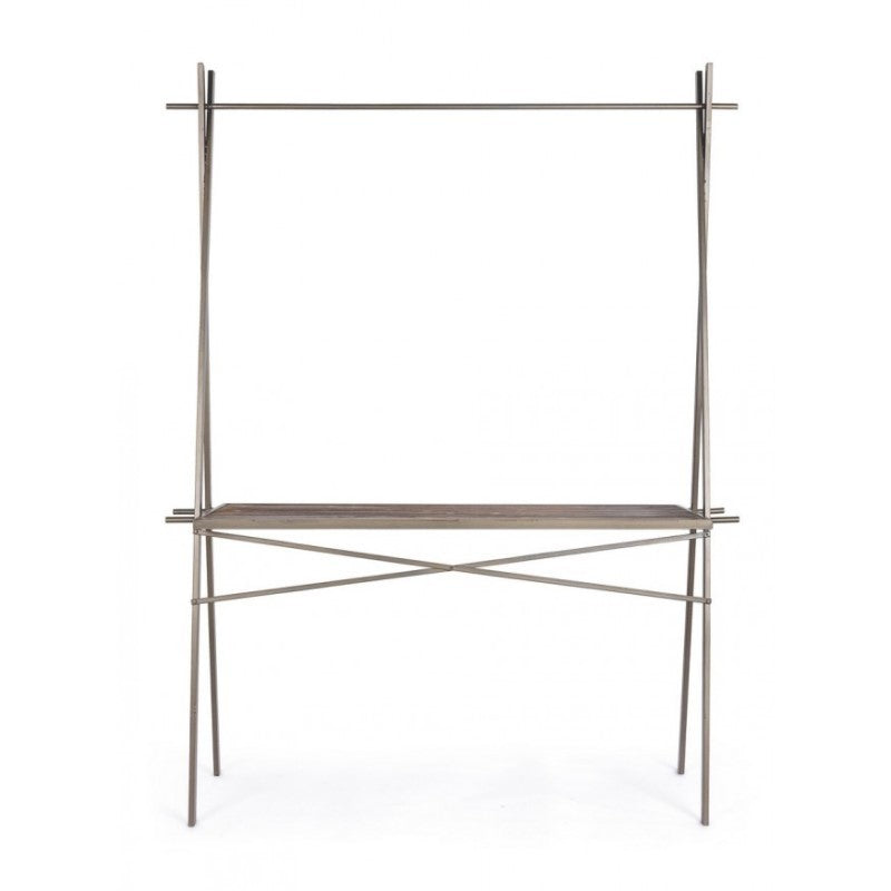 Mesa expositora industrial rectangular 98h cm