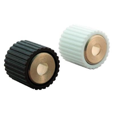 Soporte De Estante De Latón Con Goma Pcs 8 - Blanco - 1 Bl