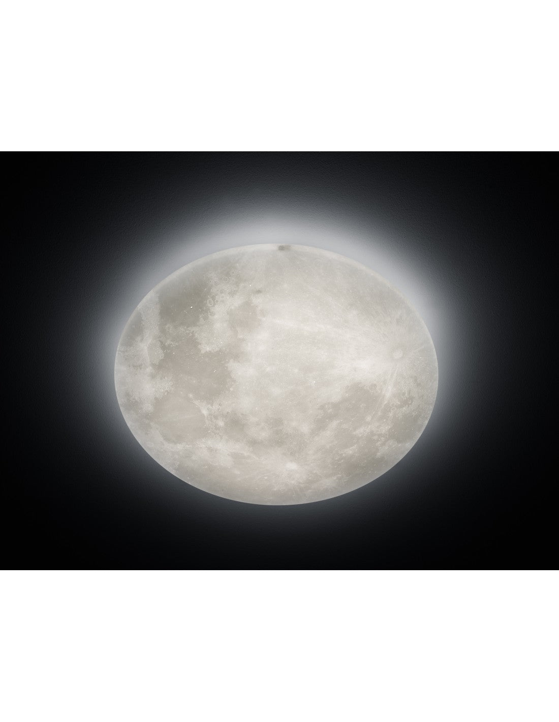 Lámpara de techo LED con fase lunar, efecto de luz nocturna lunar, Ø60 cm, Trio Lighting
