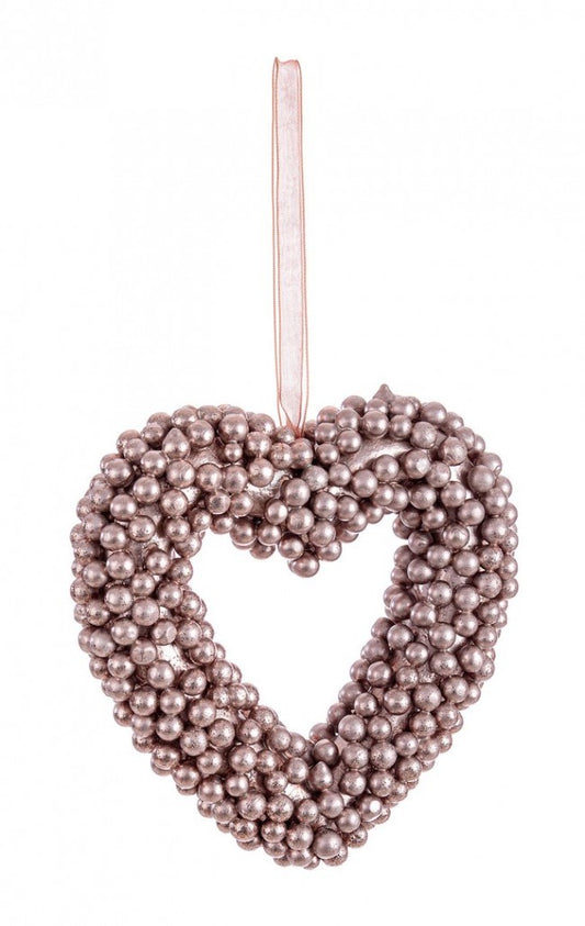 12x Colgante Everly Corazón Oro Rosa