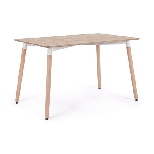 Mesa de madera estilo natural 120x80