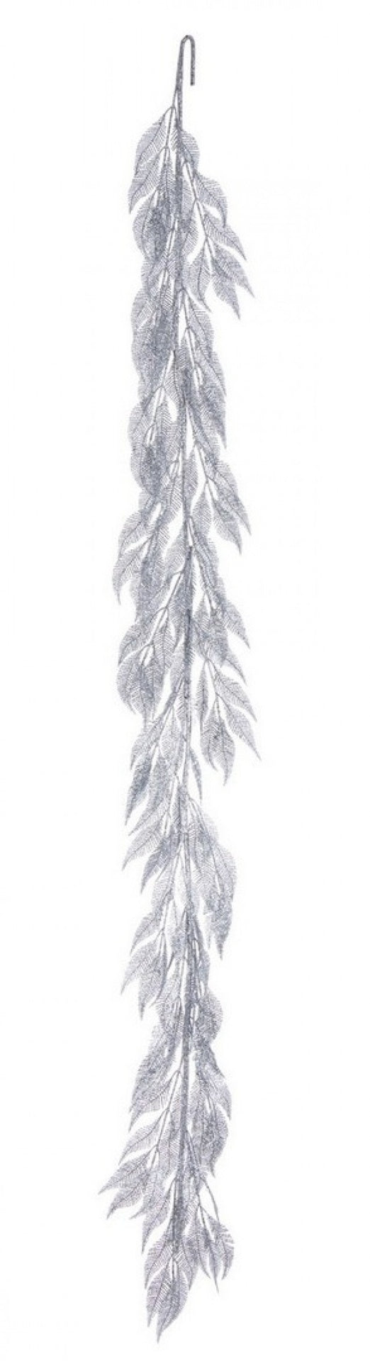 4x Guirnalda Peggy Plata Al. 180 cm