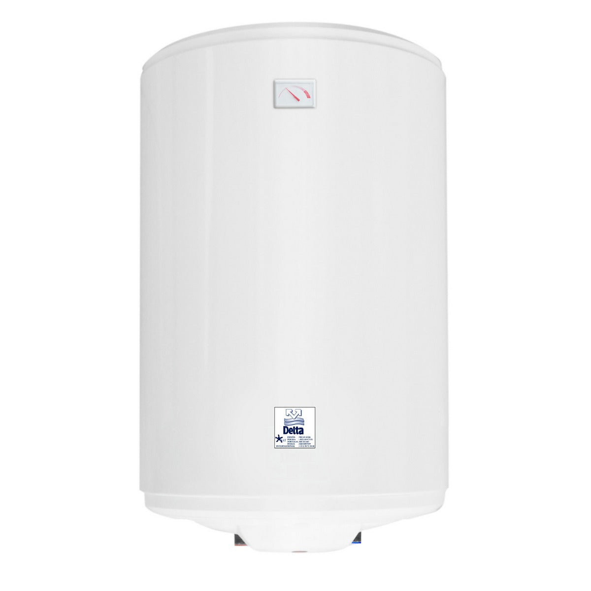 Calentador de agua eléctrico vertical de 50 litros.