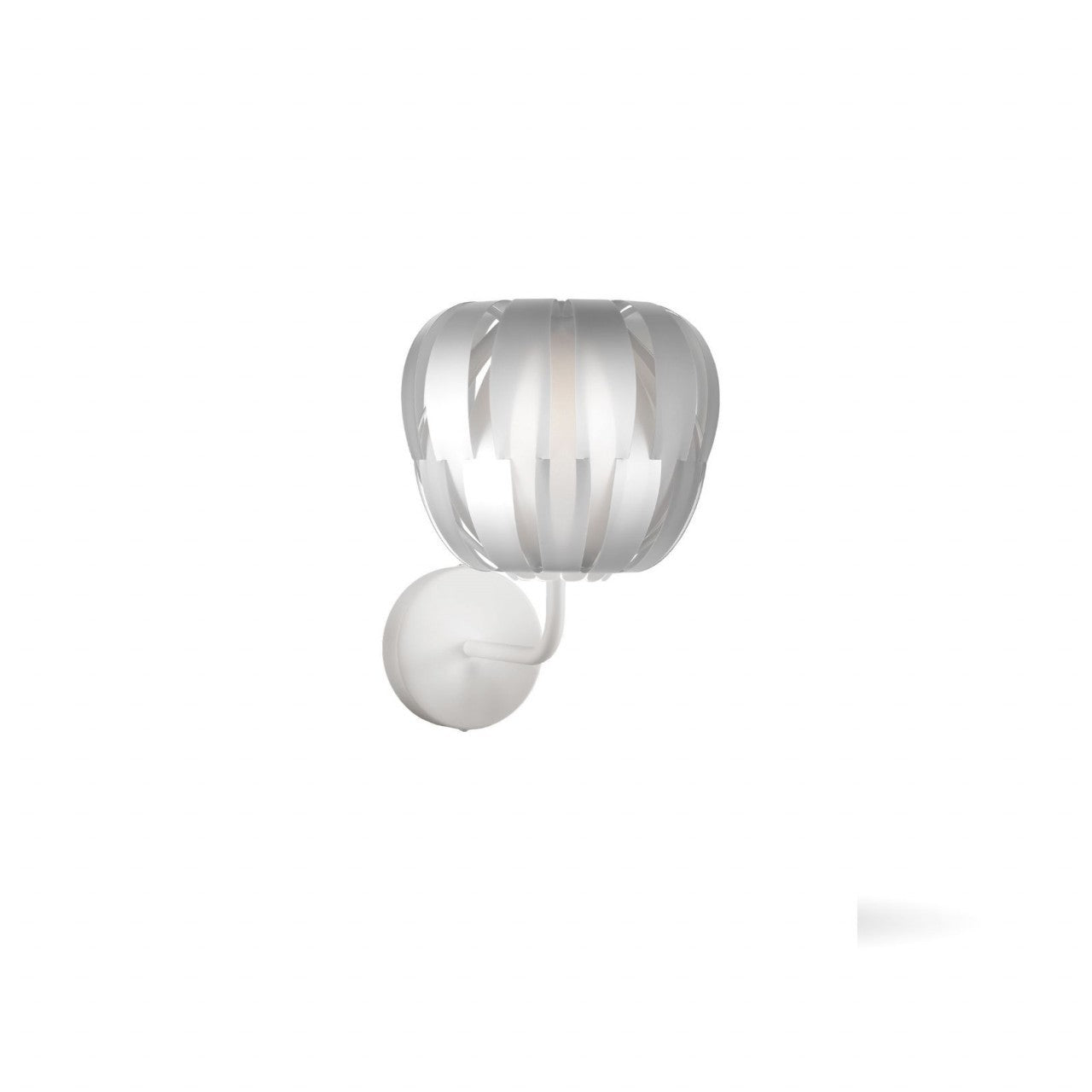 Aplique plateado en metal cm. 29x31x33h