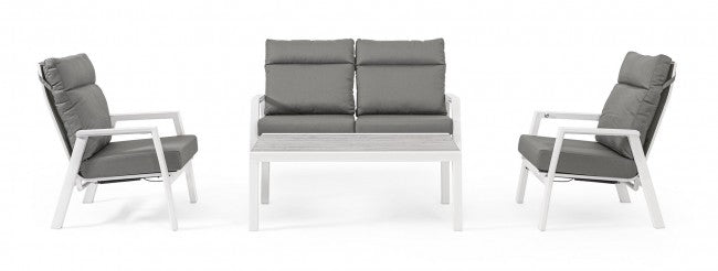 2x Sillón Recl CC Kledi Blanco Jx11