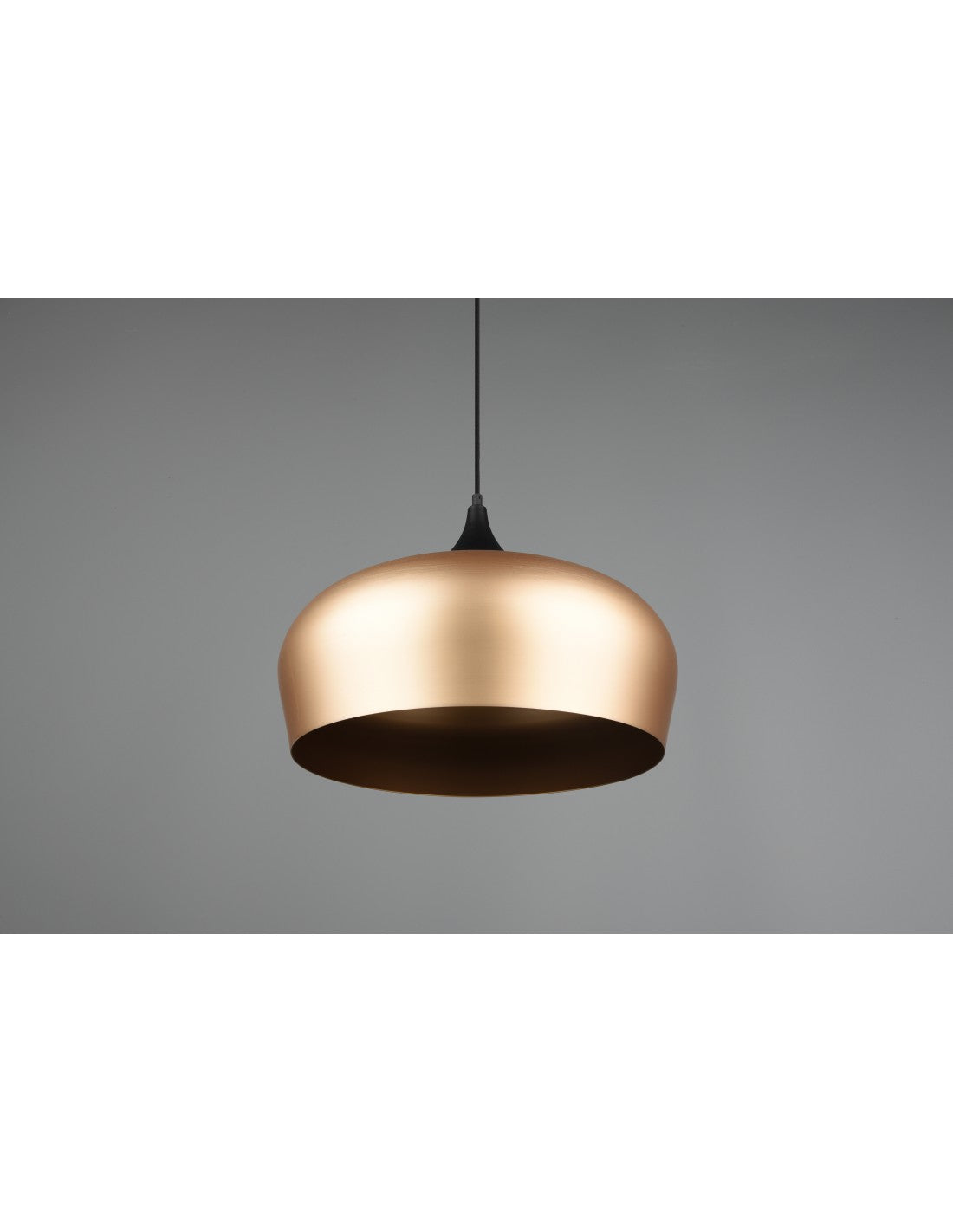 Lámpara de cocina con suspensión grande, iluminación Chiron Trio de latón