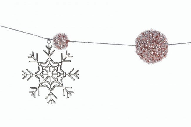 4x Tira de purpurina rosa Alt. 150