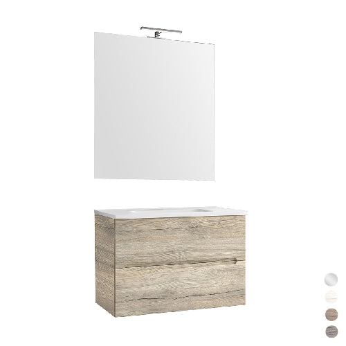 Mueble suspendido roble anudado 70 cm