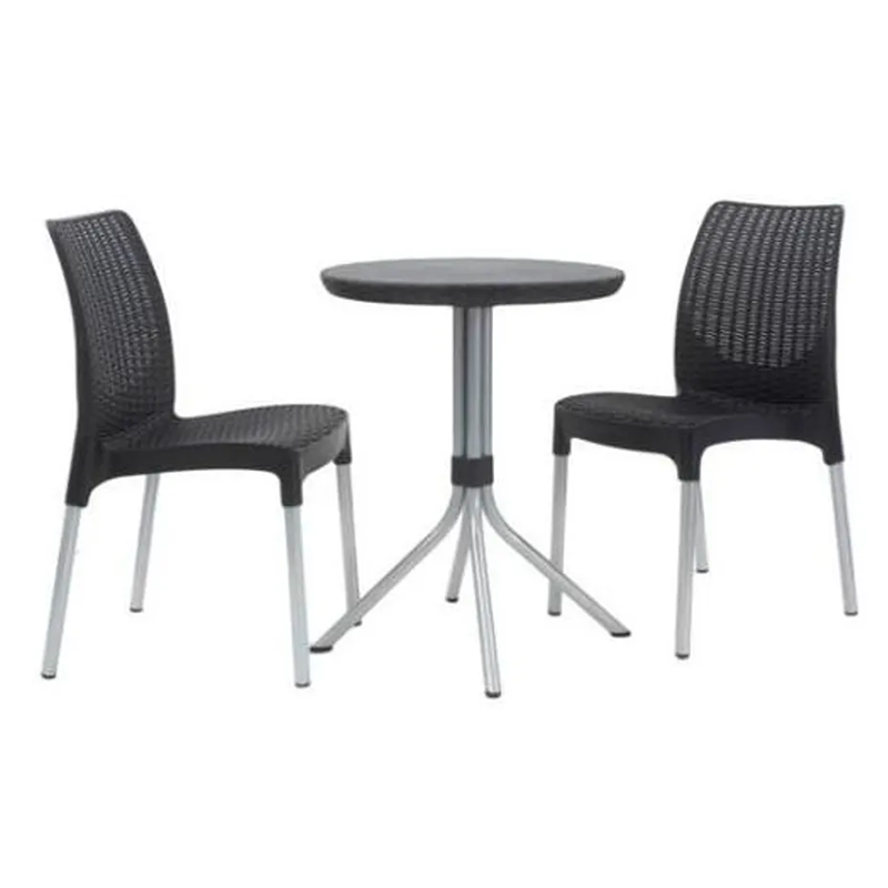 Keter Conjunto Bistro Chelsea Grafito